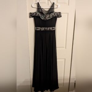 Romanna Life Elegant Black Prom Dress / Evening Gown, Size 38